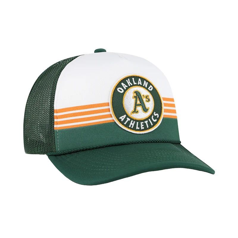 Men's '47 Green Oakland Athletics Lift Off Foam Front Mesh Trucker Adjustable Hat