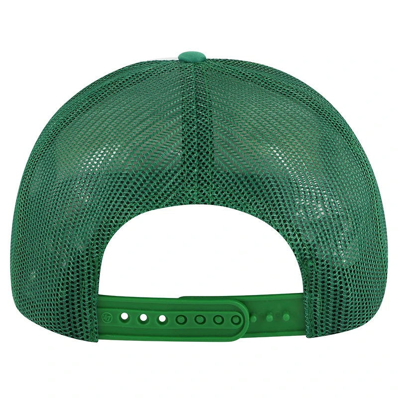 Casquette ajustable Cooperstown Collection Wax Pack Express Trucker '47 blanche/verte pour homme des Oakland Athletics