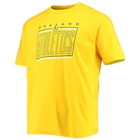 Men's Concepts Sport Green/Gold Oakland Athletics Meter Top and Shorts Sleep Set