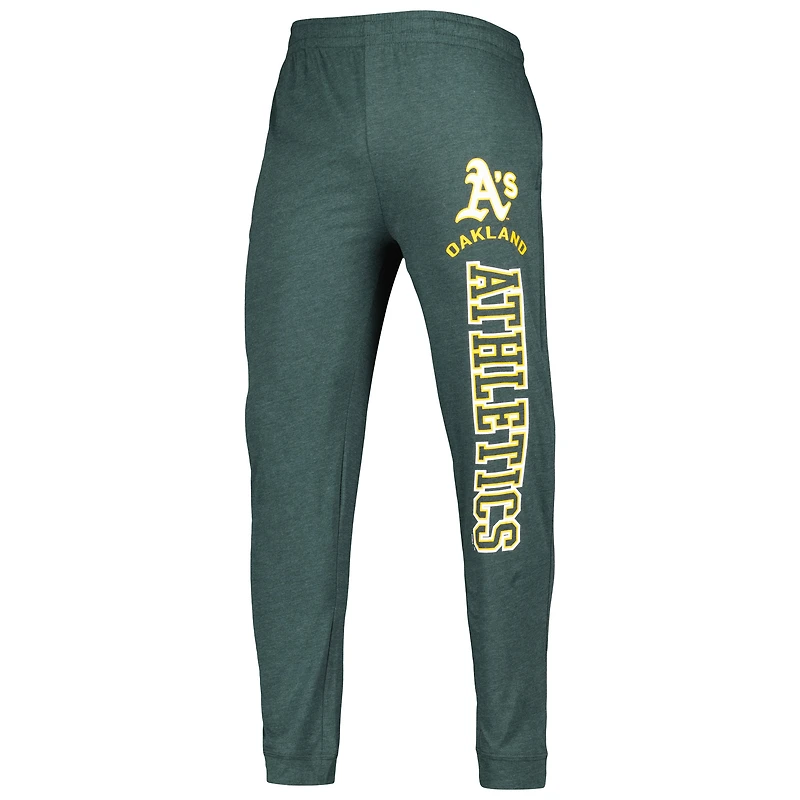 T-shirt Henley à manches longues raglan Inertia Sport Green Athletics pour hommes