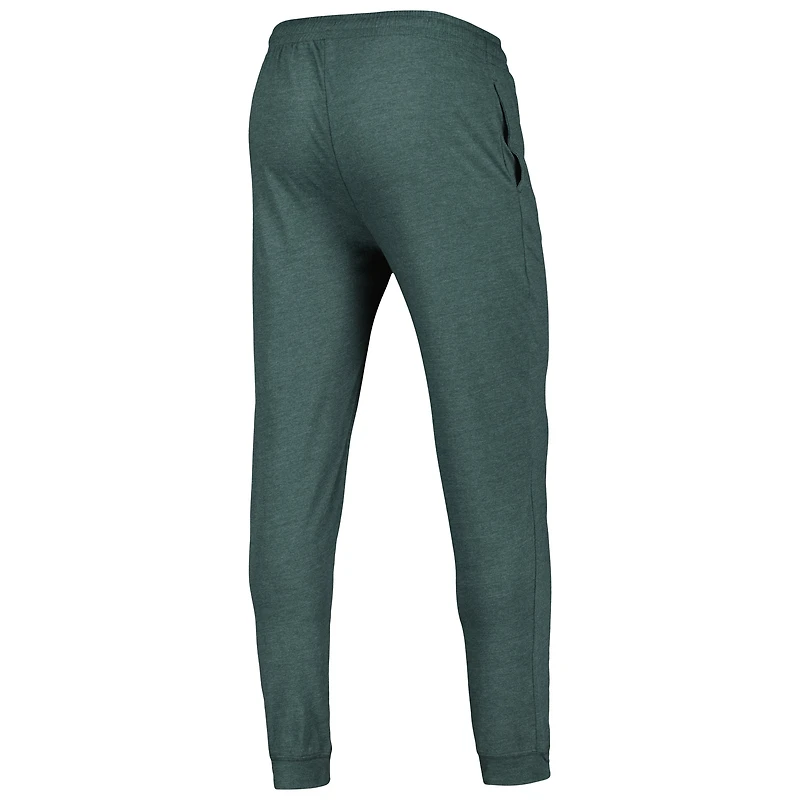 T-shirt Henley à manches longues raglan Inertia Sport Green Athletics pour hommes