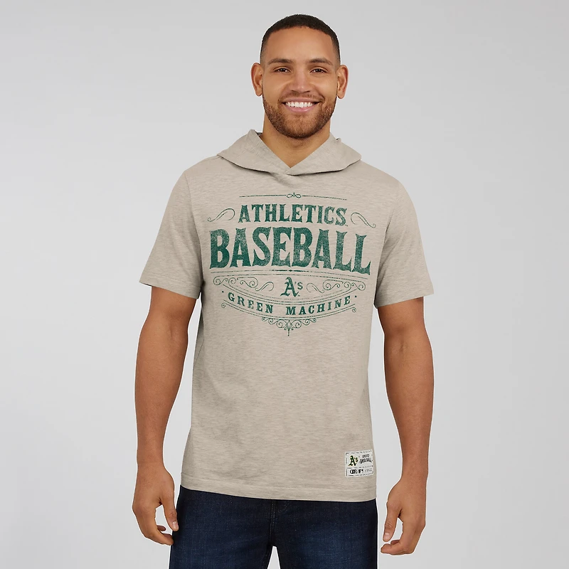 Men's Darius Rucker Collection by Fanatics Tan Oakland Athletics Hooded T-Shirt