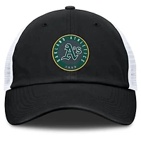 Casquette ajustable Averies des Oakland Athletics Fanatics pour homme, noire et blanche