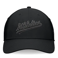 Men's Fanatics Black Oakland Athletics Night Game Flex Hat