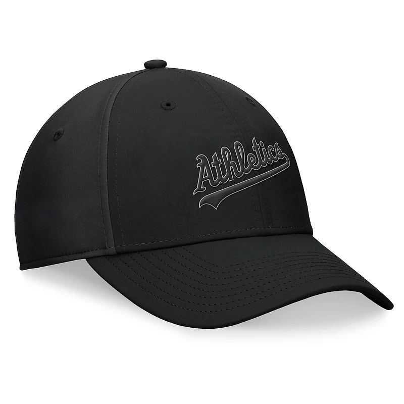 Men's Fanatics Black Oakland Athletics Night Game Flex Hat