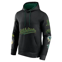 Sweat à capuche noir Fanatics Oakland Athletics Wild Winner pour homme