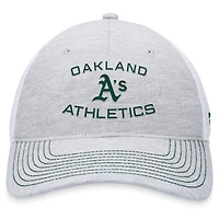 Men's Fanatics Gray Oakland Athletics Trucker Adjustable Hat