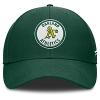 Men's Fanatics  Green Oakland Athletics Cooperstown Collection Core Adjustable Hat