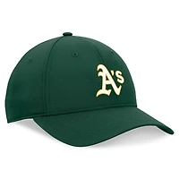 Casquette ajustable non structurée en ripstop vert Oakland Athletics Fanatics pour hommes