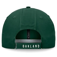 Casquette ajustable non structurée en ripstop vert Oakland Athletics Fanatics pour hommes
