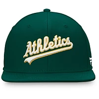 Casquette ajustée Fanatics Green Oakland Athletics Team Core pour hommes