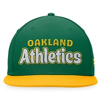 Casquette ajustée Hurler Fanatics Kelly Green Oakland Athletics Cooperstown Collection pour hommes