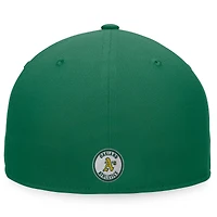 Casquette ajustée Hurler Fanatics Kelly Green Oakland Athletics Cooperstown Collection pour hommes