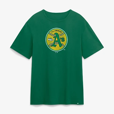 Men's Fanatics Kelly Green Oakland Athletics Vintage Logo Legacy T-Shirt
