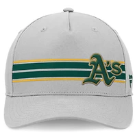 Casquette ajustable en forme de A pour hommes Fanatics Stone Oakland Athletics Foul Ball