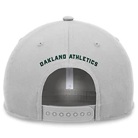 Casquette ajustable en forme de A pour hommes Fanatics Stone Oakland Athletics Foul Ball