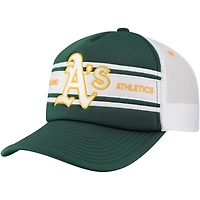 Men's   Green Oakland Athletics Sideline Trucker Adjustable Hat
