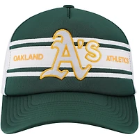 Men's   Green Oakland Athletics Sideline Trucker Adjustable Hat