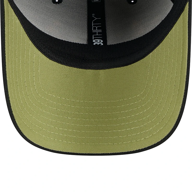 Men's New Era  Black Oakland Athletics 2024 Armed Forces Day 39THIRTY Flex Hat