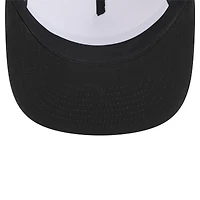 Men's New Era Black Oakland Athletics Checkmate Trucker 9FIFTY Snapback Hat