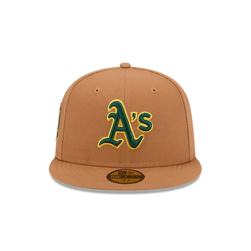 Men's New Era Brown Oakland Athletics Color Pack 59FIFTY Fitted Hat
