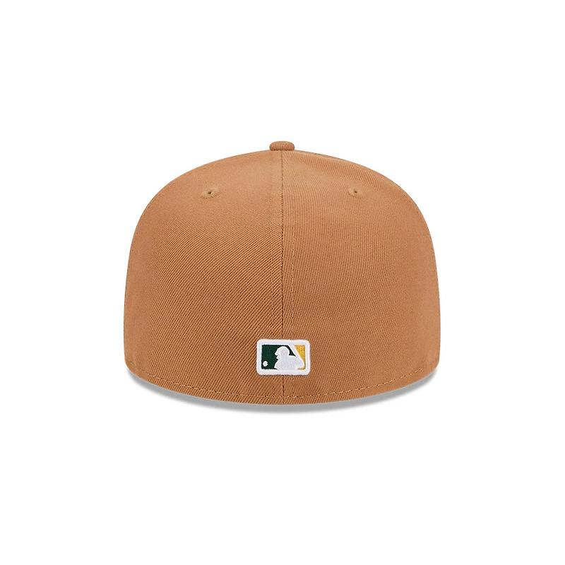 Men's New Era Brown Oakland Athletics Color Pack 59FIFTY Fitted Hat