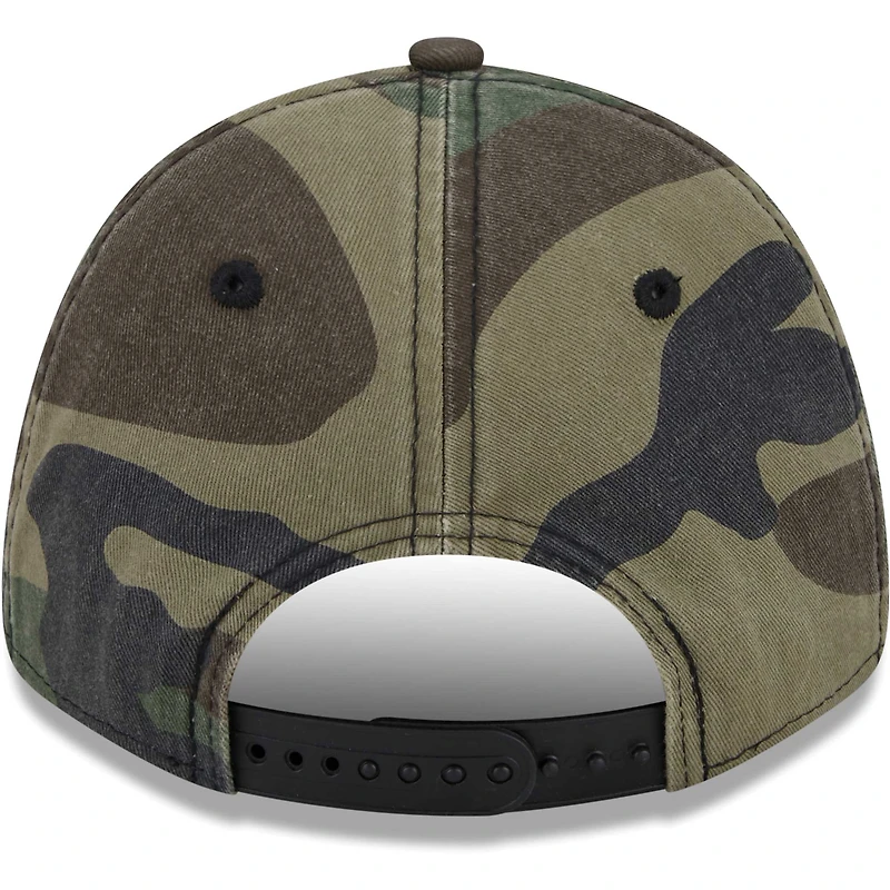 Casquette ajustable New Era Camo Oakland Athletics Gameday 9FORTY pour homme