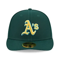 Casquette ajustée 59FIFTY MLB Oakland Athletics 2023 pour homme New Era verte la fête des pères