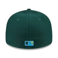 Casquette ajustée 59FIFTY MLB Oakland Athletics 2023 pour homme New Era verte la fête des pères