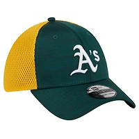 Casquette Neo 39THIRTY Flex Oakland Athletics verte New Era pour homme