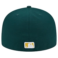 Casquette ajustée 59FIFTY Oakland Athletics verte New Era pour homme