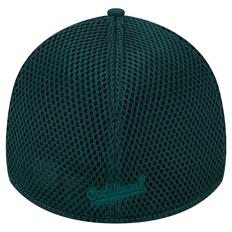 Casquette 39THIRTY Flex verte Oakland Athletics Team Tone pour homme de New Era