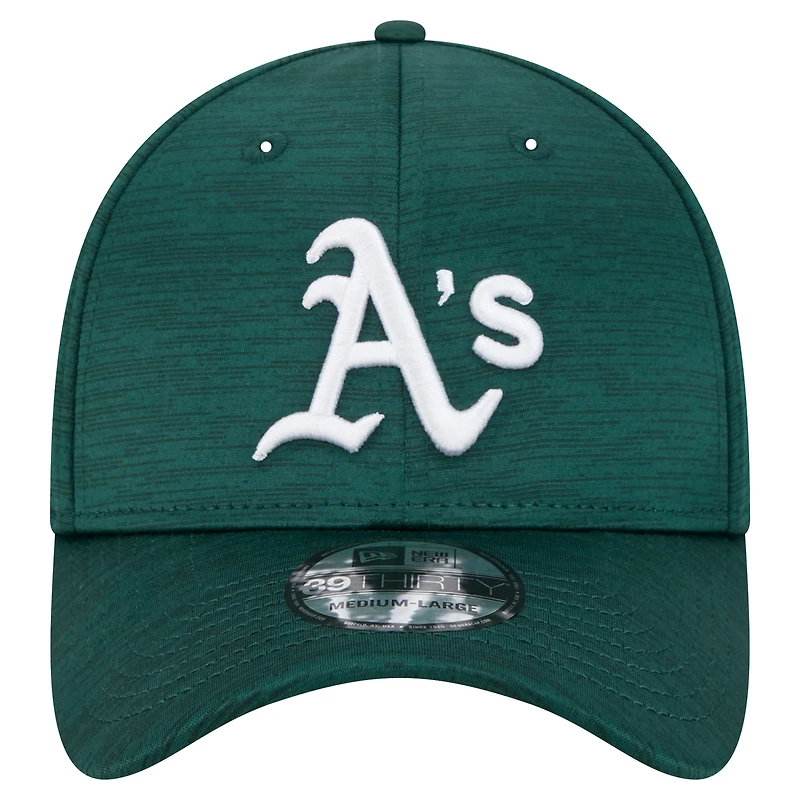 Men's New Era Green Oakland Athletics Tech 39THIRTY Flex Hat