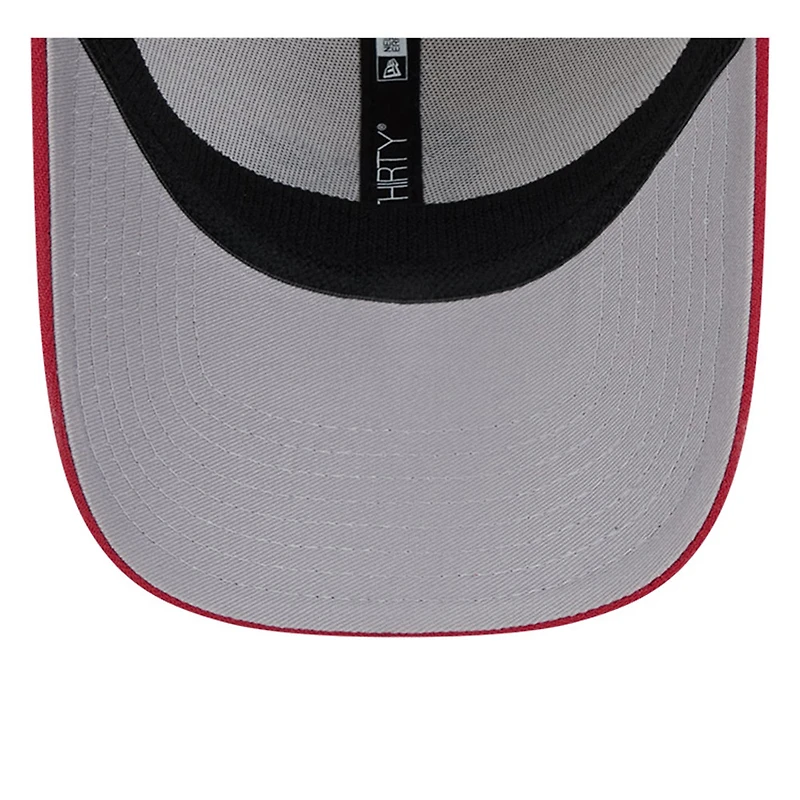 Casquette 39THIRTY Flex kaki/rouge pour homme Oakland Athletics 2024 du 4 juillet New Era