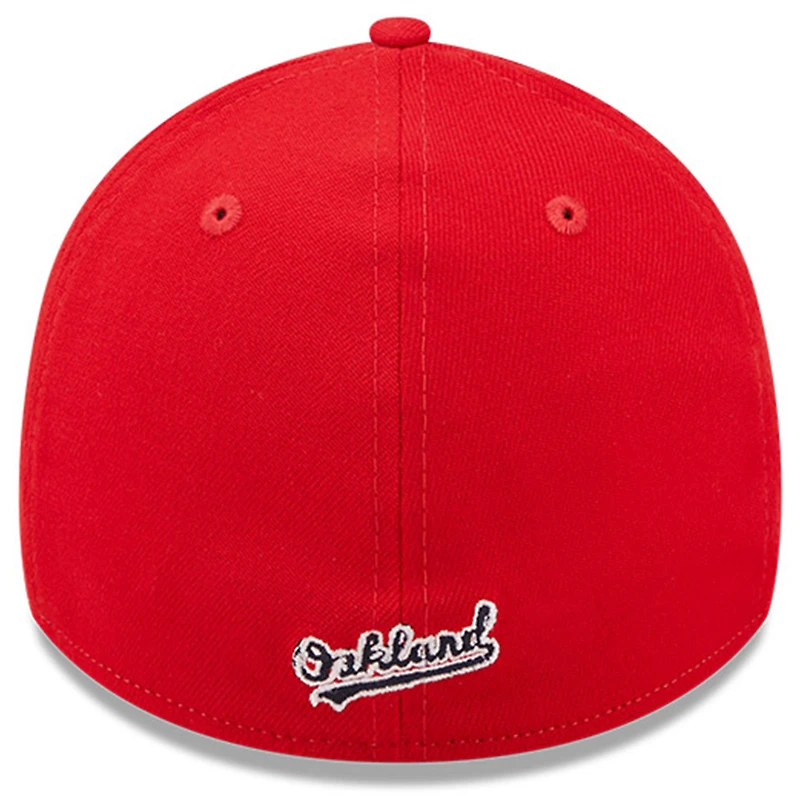 Casquette 39THIRTY Flex rouge Oakland Athletics 2022 pour homme de New Era