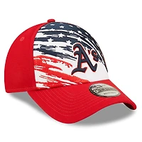 Casquette ajustable à pression 9FORTY du 4 juillet 2022 des Oakland Athletics de New Era pour homme