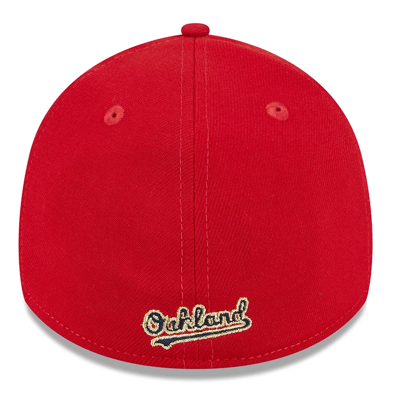 Men's New Era  Red Oakland Athletics 2023 Fourth of July 39THIRTY Flex Fit Hat