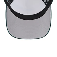 Casquette ajustable 9FORTY Stacked A-Frame Trucker des Oakland Athletics de New Era pour homme, blanche/verte