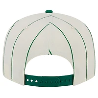 Casquette Snapback à rayures blanches Oakland Athletics 9FIFTY New Era pour homme