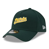 Men's New Era x Hyperfly Green Oakland Athletics A-Frame 9FORTY Adjustable Hat