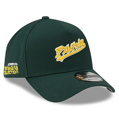 Casquette ajustable A-Frame 9FORTY verte New Era x Hyperfly pour homme des Oakland Athletics