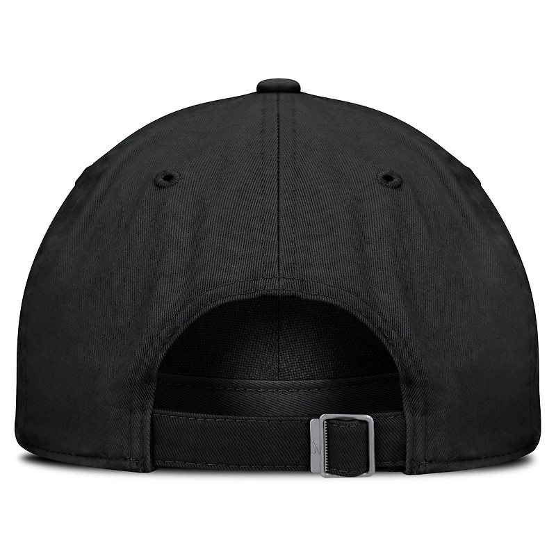 Casquette ajustable Nike noire pour homme Oakland Athletics Cooperstown Collection Club