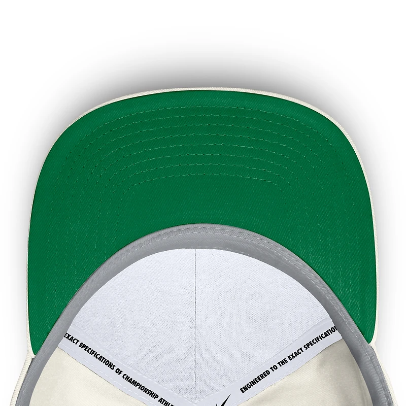 Men's Nike Cream Oakland Athletics Cooperstown Collection Rise Adjustable Hat