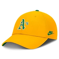 Men's Nike Gold Oakland Athletics Cooperstown Collection Club Dri-FIT Adjustable Hat