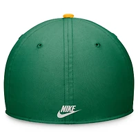 Men's Nike Green/Gold Oakland Athletics Cooperstown Collection Rewind Swooshflex Performance Hat