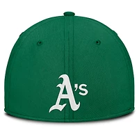 Men's Nike Green/Gold Oakland Athletics Rise Swoosh Performance Flex Hat