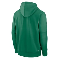 Men's Nike Green Oakland Athletics Authentic Collection Practice Performance Pullover Hoodie