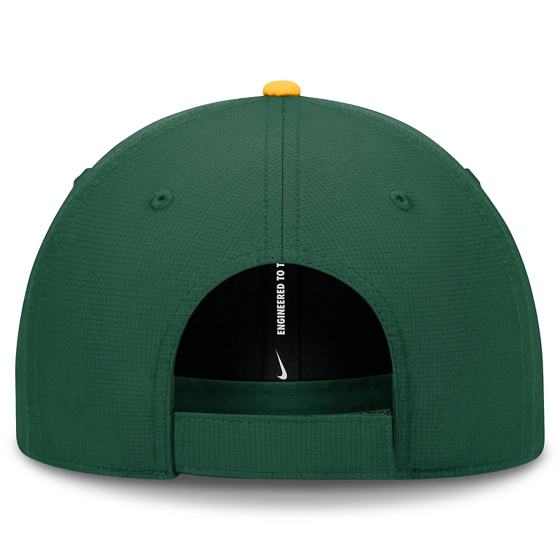 Men's Nike Green Oakland Athletics Club Primetime Adjustable Hat