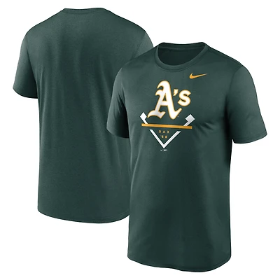 T-shirt Nike vert Oakland Athletics Icon Legend Dri-FIT pour homme