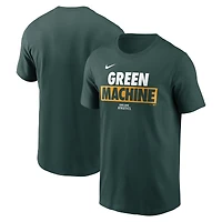 T-shirt vert Nike Rally Rule pour homme des Oakland Athletics
